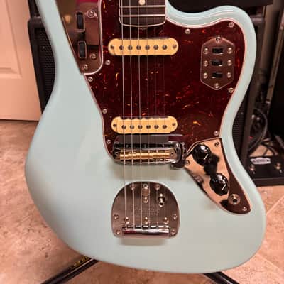 Fender American Original '60s Jaguar with Rosewood Fretboard 2021- Daphne Blue image 1