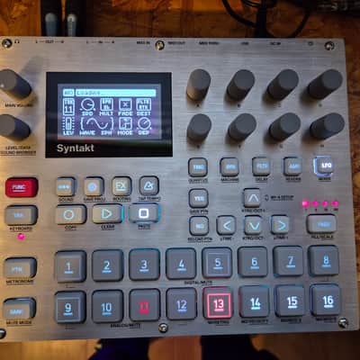 Elektron Sytakt 12 Track Drum Computer & Synthesizer E25 Remix Edition 2023 - Present - Silver image 1
