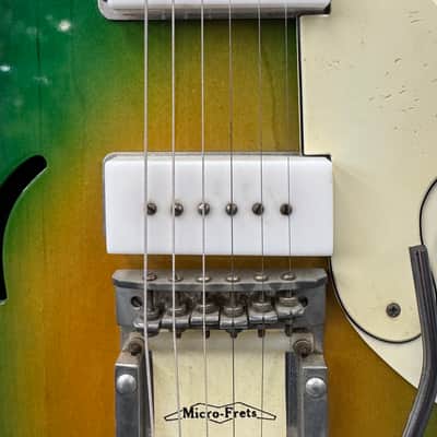 Micro-Frets Spacetone 70s - Martian Green Burst image 7