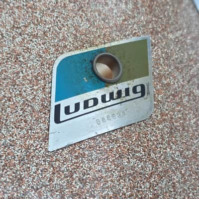 Used Vintage Ludwig Tom 13x9 Champagne Sparkle - Good image 2