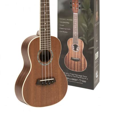 Islander Plant A Tree Concert Ukeulele Set w/ Bag MCB-4 image 1