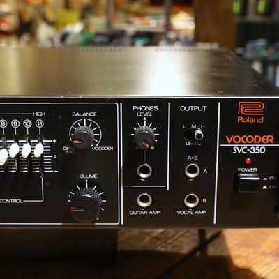 Roland SVC-350 Vocoder Plus Rackmount Analog Vocoder 1979 - 1986 - Black image 3