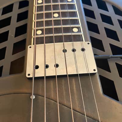 Krivo Humbucking Pickup for Resophonic resonator guitars: tricone, Dobro, single-cone. Made in USA image 4