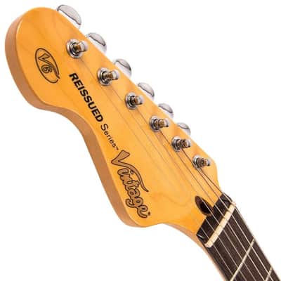 Vintage Reissued LV6SSB Left-handed Sunset Sunburst image 7