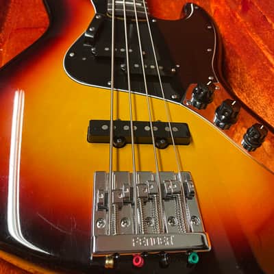 Fender American Vintage Hot Rod '70s Jazz Bass 2014 - Sunburst image 2