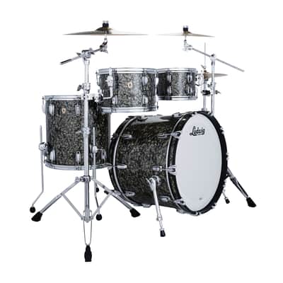 Ludwig Classic Maple Studio 4-Piece Drum Kit w/ 22" Kick - Moss Green image 1