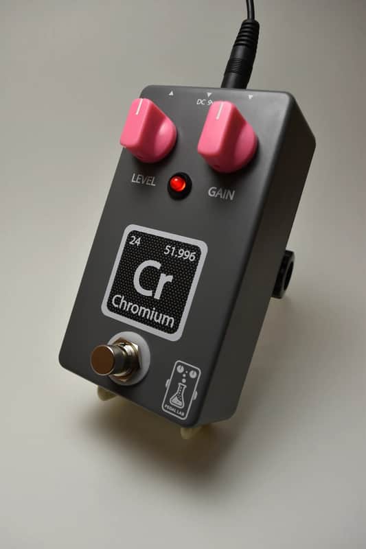 Loophole Pedals Chromium Boost 2024 - Pink Knobs image 1