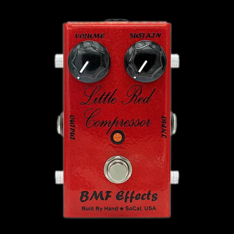 BMF Effects Little Red Compressor Guitar Pedal image 1