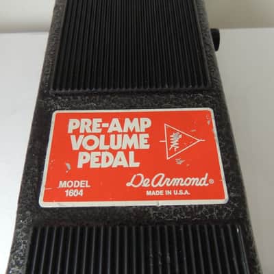 Vintage DeArmond Model 1604 Preamp Pre-Amp Volume Pedal Free USA S&H image 2