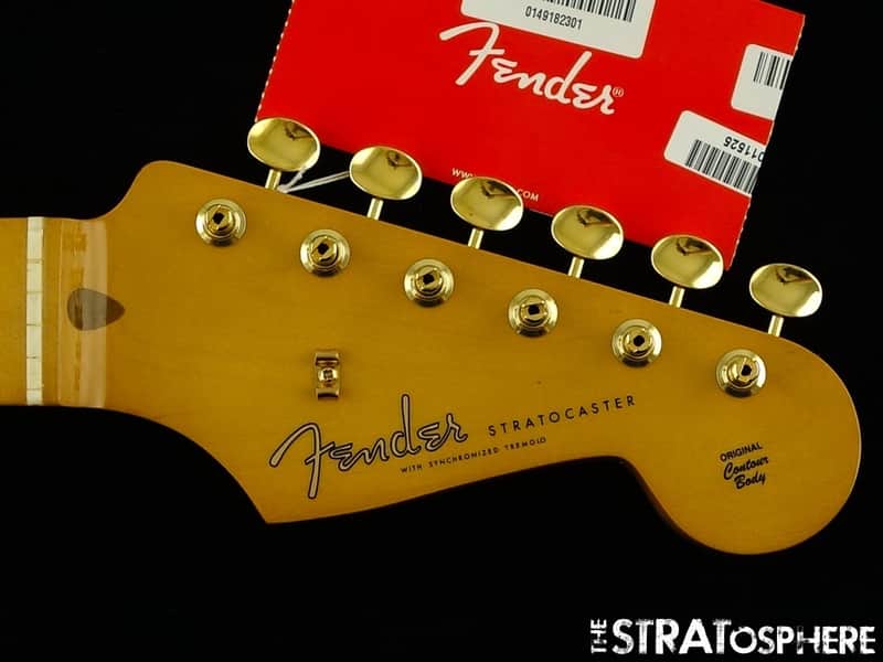 Fender LTD. Vintera III Late 50s Stratocaster Strat NECK & GOLD TUNERS Maple image 1