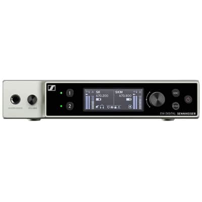 Sennheiser EW-DX-EM-2 Digital Half Rack Wireless Microphone Receiver Q1-9 Range - Open Box Mint image 2