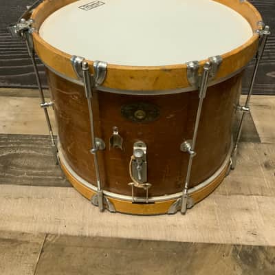 Vintage Rogers 14” Wood Marching Parade Snare Drum image 2