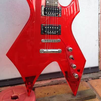 B.C. Rich Warlock Acrylic 2000 RED image 8