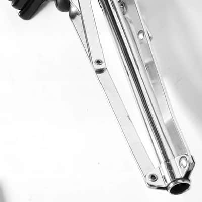 Ludwig (WFL) Snare Drum Stand, Riveted Rubber Feet, Chrome Plated - 1955 / EXCEPTIONAL CONDITION image 3