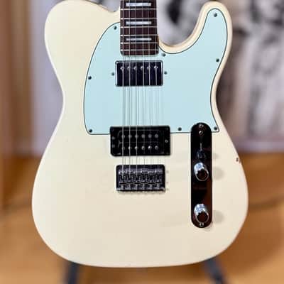 2015 USA Fender 10 for ‘15 Limited Edition HH Telecaster 2015 - Olympic White inc Tweed Case & Candy image 2