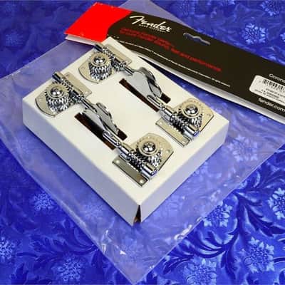 Fender Mexico Standard & Highway 1 Series Chrome Bass Tuning Machine, Set of 4, 0036400049 image 1