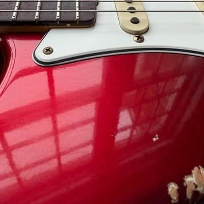 2026 Fender Custom Shop Stratocaster Pro W25 Relic - Candy Apple Red image 13