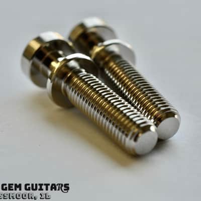 New! Gibson OEM Wraptail Tailpiece with Studs Nickel Finish fits Les Paul Special, Sg Special, Melody Maker Wrap Tail image 14