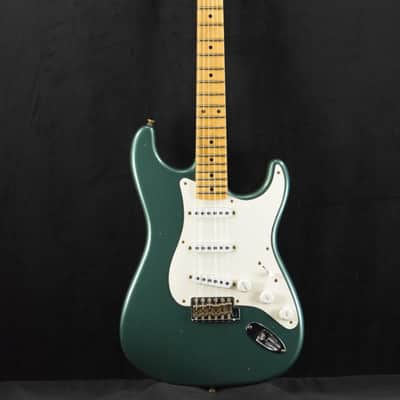Mint Fender Custom Shop '56 Stratocaster Journeyman Relic Aged Sherwood Green Metallic image 2