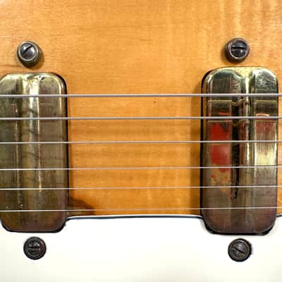 Kay electric guitar with gold hardware and flame maple body K300 K-300 speed bump 1955 - Tiger maple image 3