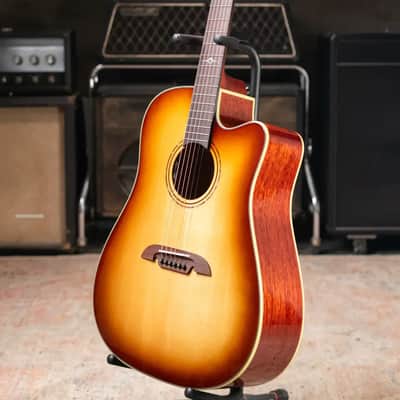 Alvarez Masterworks MD60ce Dreadnought Acoustic/Electric Guitar - Shadowburst with Hardshell Case image 14