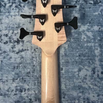 Fodera Monarch 19mm 34” scale 2012 - Koa Acrylic Satin image 21