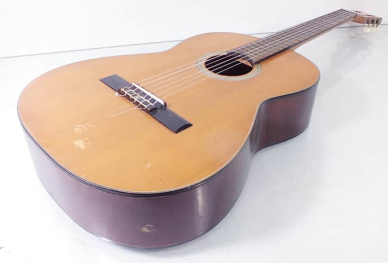 Vintage Zen-On Gut Guitar Seisaku-SHO Japan Model 50 Natural Full