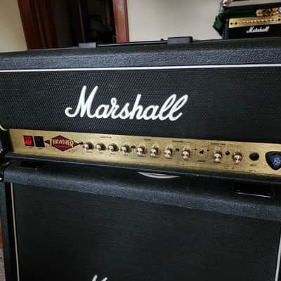 Marshall JCM 2000 DSL 100 Dual Super Lead 2-Channel 100-Watt 4x12" Guitar Amp Half Stack 2000s - Black image 3
