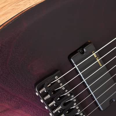 LAB Guitars Custom 7 String 2024 - Black Cherry Fade image 17