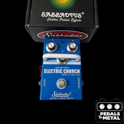 Sabbadius Electric Church BC183 Silicon Fuzz 2019 - Present - Blue - X18340 image 1
