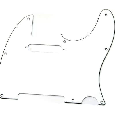 Genuine Fender American Standard Tele/Telecaster 8-Hole Guitar Pickguard - WHITE