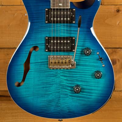 PRS SE Custom | Custom 24 Semi-Hollow Piezo - Lake Blue image 1