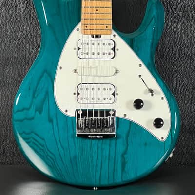 Ernie Ball Music Man Silhouette - Teal Green with Maple Fingerboard image 4