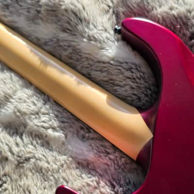 2021 ESP E-II M-I Thru NT Deep Candy Apple Red Satin w/OHSC image 13