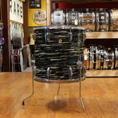 1969 Ludwig Hollywood in Black Oyster Pearl 14x22 8x12 9x13 16x16 image 9