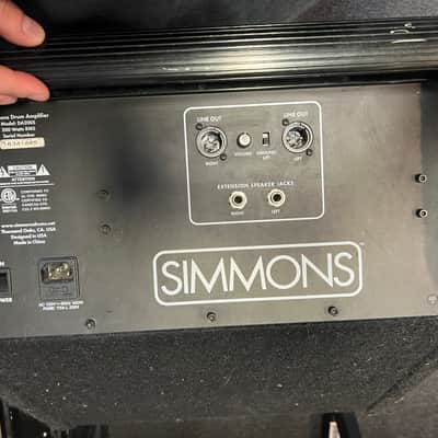 Simmons DA200S Electronic Drum Set Monitor 2010s - Black image 2