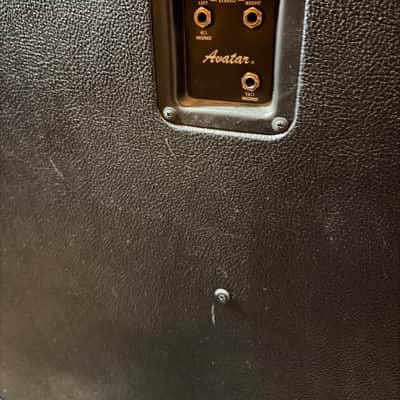 Avatar 4x12 Guitar Speaker Cabinet - Black with Wheat Grille Cloth image 3