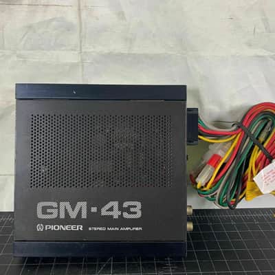 PIONEER GM-43A old school car amplifier 30WX2 RARE AMP GM43A image 1