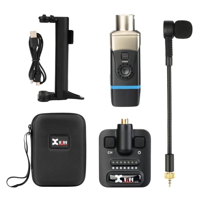 XVIVE U8  - Sistema microfonico wireless digitale per chitarre acustiche image 1