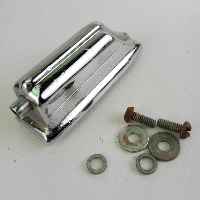 Rogers Beavertail Bass 2.25"Drum Lug Chrome Cleveland Vintage 60s Holiday 1stGen image 1