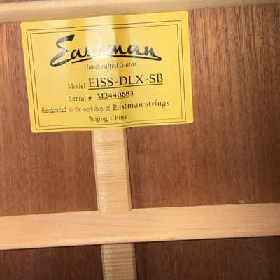 Eastman E1ss SB Deluxe 2025 - Sunburst (gloss) image 4