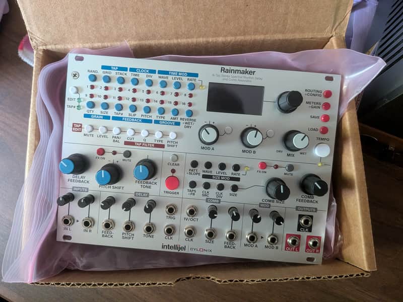 Intellijel Cylonix Rainmaker 16-Channel Delay and Resonator Eurorack Synth Module 2016 - Present - White image 1