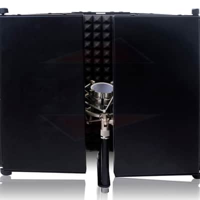 Studio Microphone Diffuser Isolation Sound Absorber Foam Panel Shield Mic Stand Bild 10