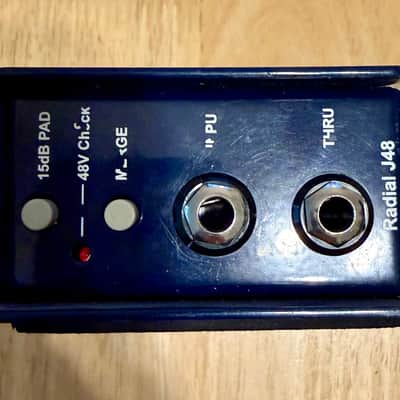 Radial J48 Active Direct Box 2010s - Blue image 2