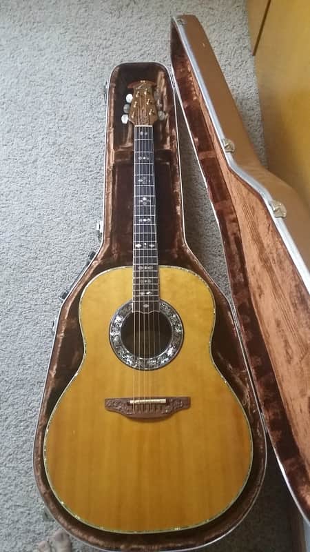 1979 Ovation Custom Legend 1619-4 Natural image 1