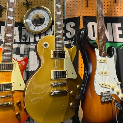 Epiphone Les Paul Traditional Pro - 2015 - Metallic Gold - With Hard Shell Case image 1