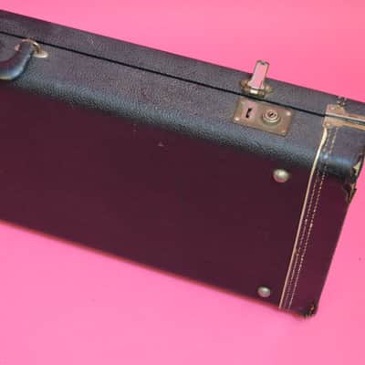 Vintage1960's Fender Jazzmaster / Jaguar Hard Case - Black Tolex -  Pre-CBS Strat image 8