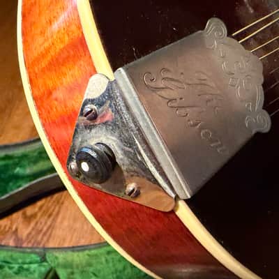 1918–1919 Gibson F-4 Mandolin – Vintage Oval Hole – All Original Parts & Case imagen 13