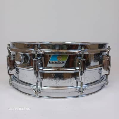 Ludwig Supraphonic 5x14"Snare Drum Blue/Olive #928722 10Lug Chicago Vintage 1972 image 1