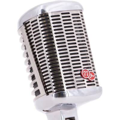 CAD A77USB SuperCardioid Dynamic Side Address Vintage Microphone with USB Connection Bundle with Auray MS-5230F Tripod Mic Stand image 4
